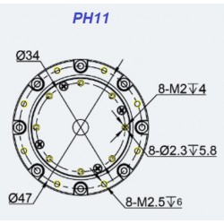 1 Harmonik Robot Eklem Aktüatörü Ph08